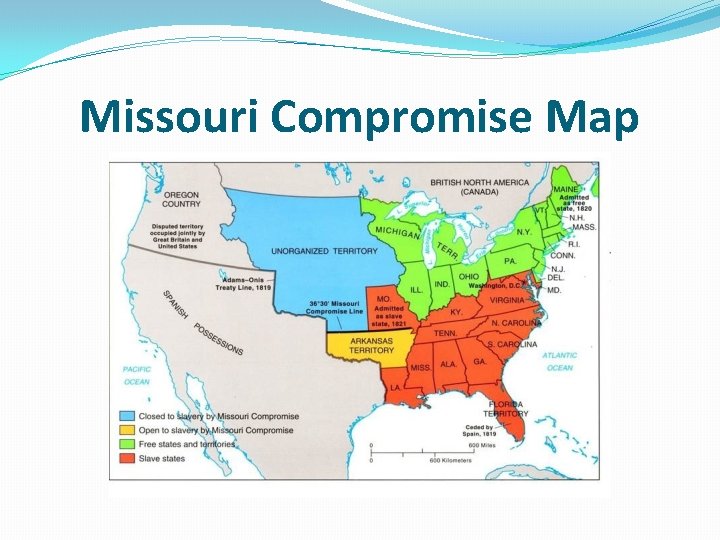 Missouri Compromise Map 