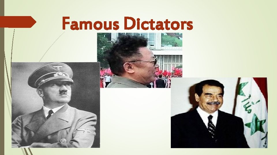 Famous Dictators Famous Dictators