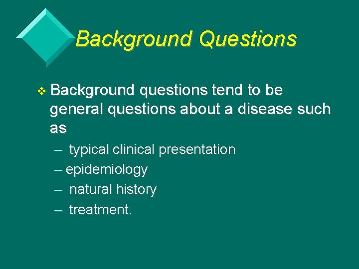 Online Resources for Evidence Based Clinical Care Elizabeth