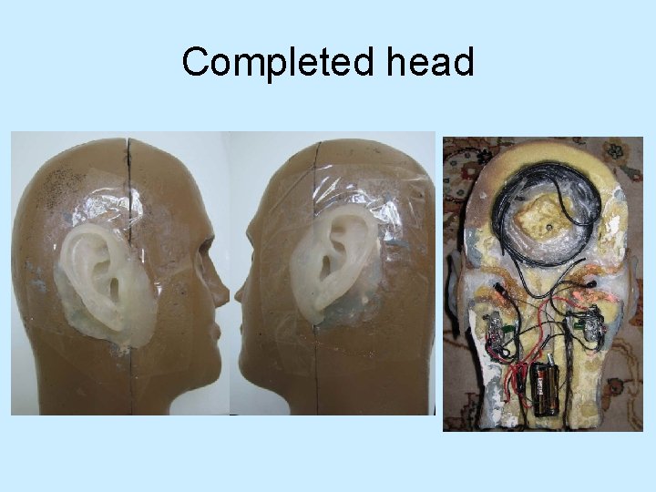 Completed head 