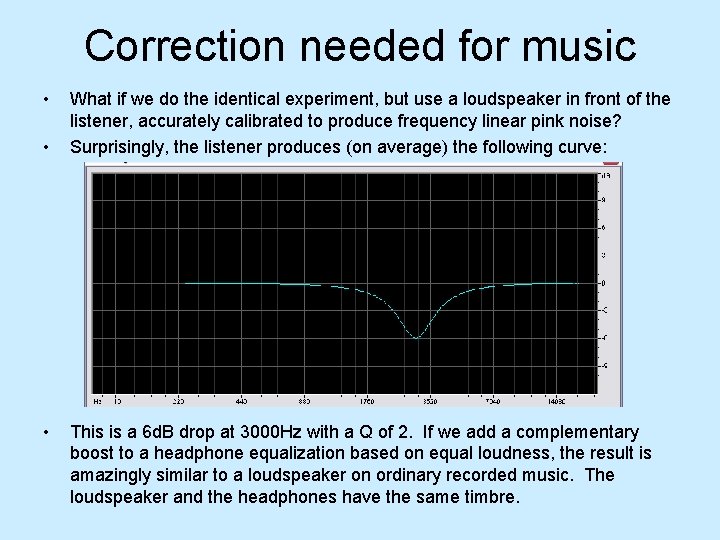 Correction needed for music • • • What if we do the identical experiment,