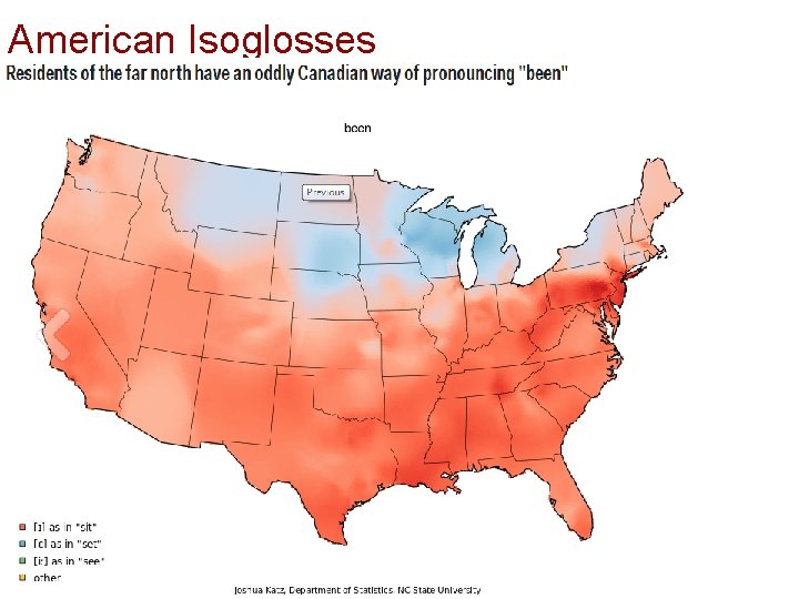 American Isoglosses 