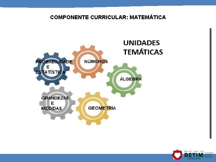 COMPONENTE CURRICULAR: MATEMÁTICA 