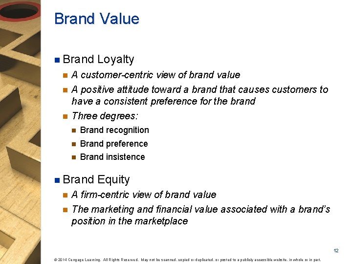 Brand Value n Brand Loyalty n A customer-centric view of brand value n A