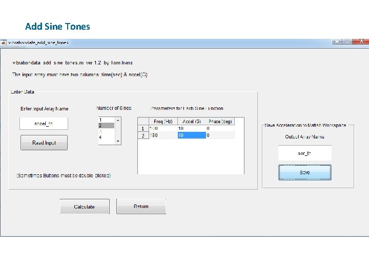 Add Sine Tones 