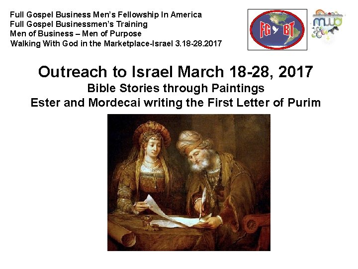  Full Gospel Business Men’s Fellowship In America Full Gospel Businessmen’s Training Men of