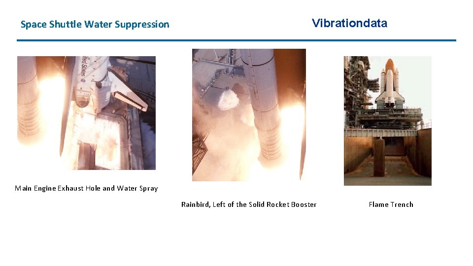 Space Shuttle Water Suppression Vibrationdata Main Engine Exhaust Hole and Water Spray Rainbird, Left
