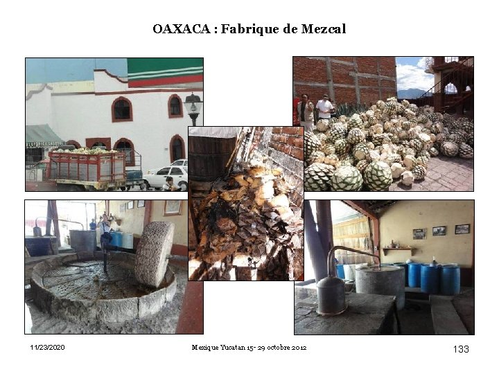 OAXACA : Fabrique de Mezcal 11/23/2020 Mexique Yucatan 15 - 29 octobre 2012 133