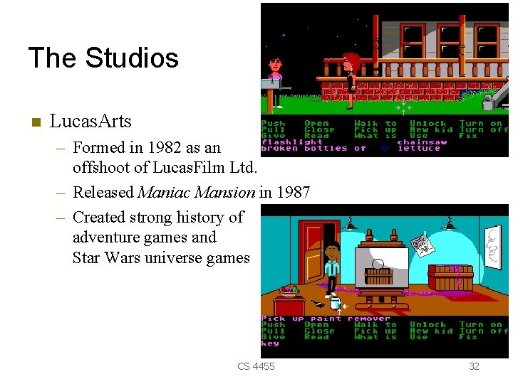 The Studios Lucas. Arts – Formed in 1982 as an offshoot of Lucas. Film