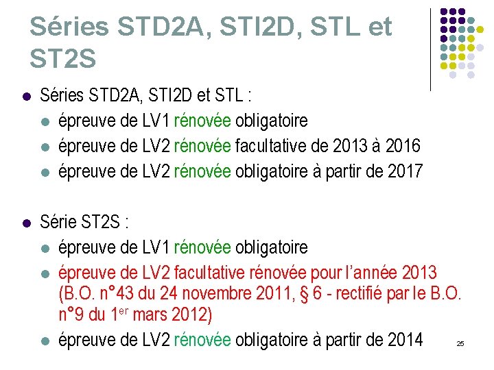 Séries STD 2 A, STI 2 D, STL et ST 2 S l Séries