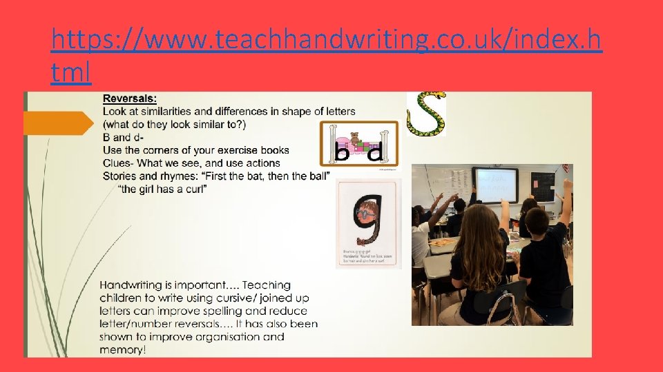 https: //www. teachhandwriting. co. uk/index. h tml 