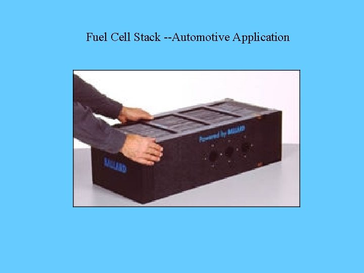 Fuel Cell Stack --Automotive Application 