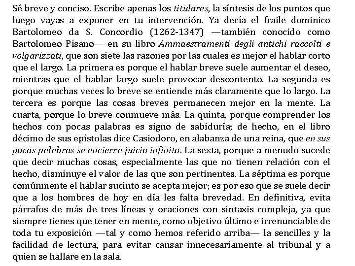 Sé breve y conciso. Escribe apenas los titulares, la síntesis de los puntos que