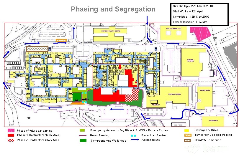 Phasing and Segregation Site Set Up – 22 nd March 2010 Start Works –