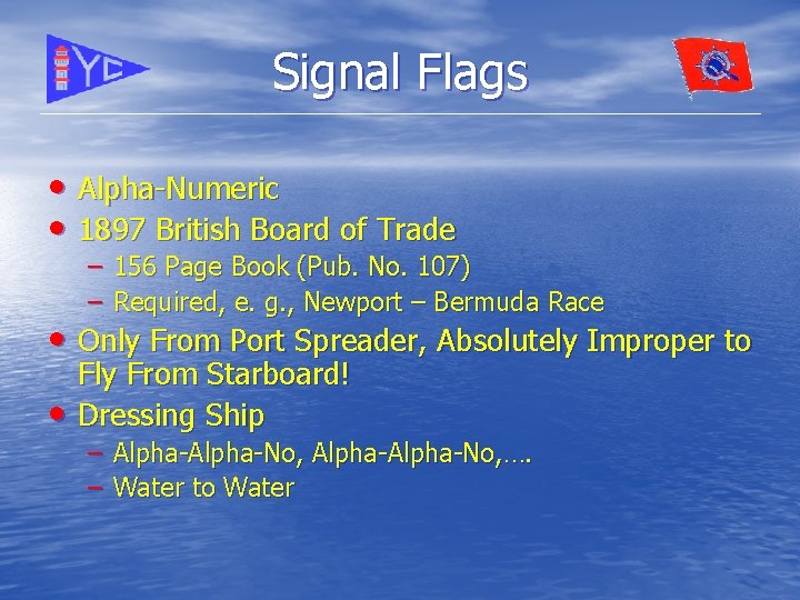 Signal Flags • Alpha-Numeric • 1897 British Board of Trade – 156 Page Book