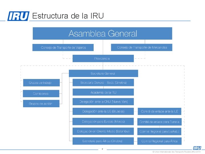 Estructura de la IRU 5 