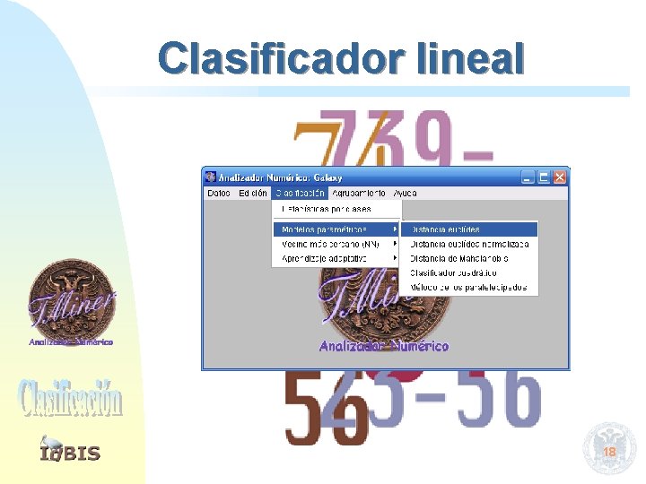 Clasificador lineal 18 