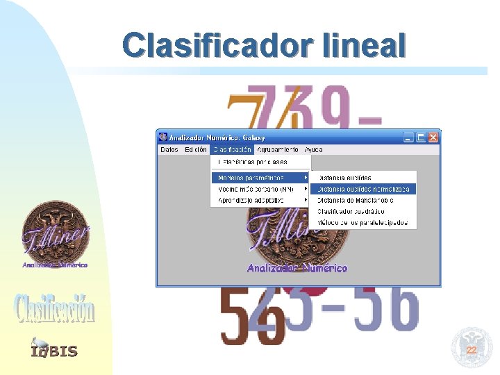 Clasificador lineal 22 