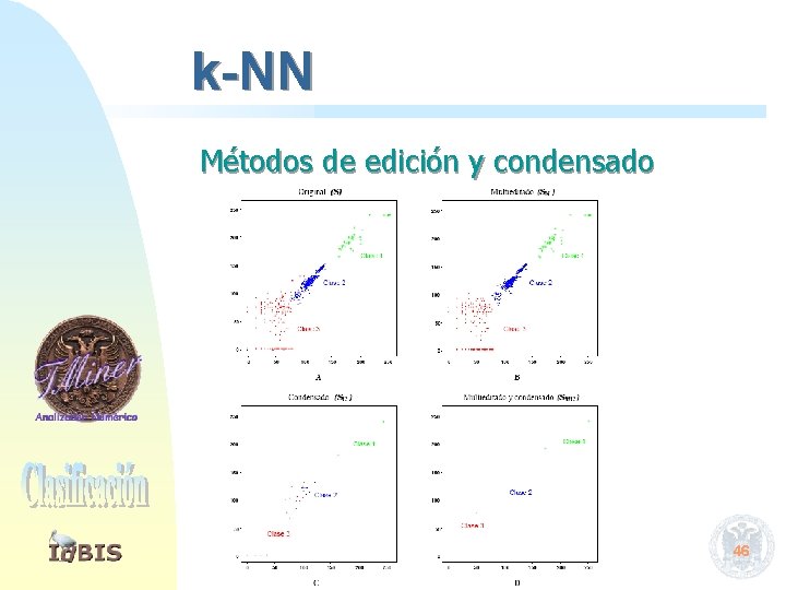 k-NN Métodos de edición y condensado 46 