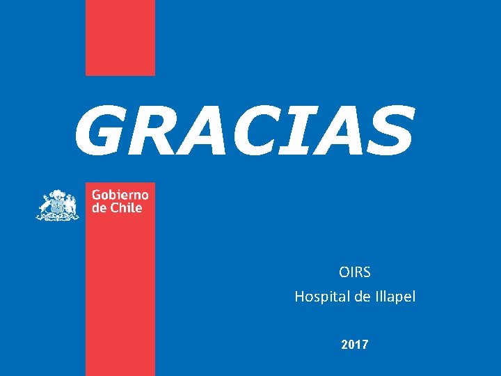 GRACIAS OIRS Hospital de Illapel 2017 