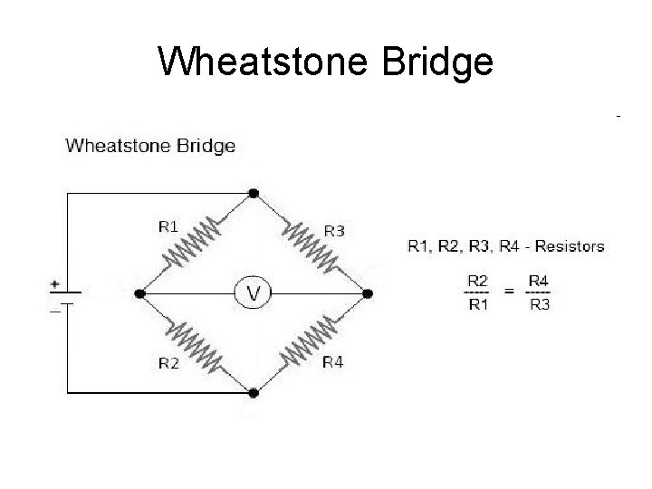 Wheatstone Bridge 