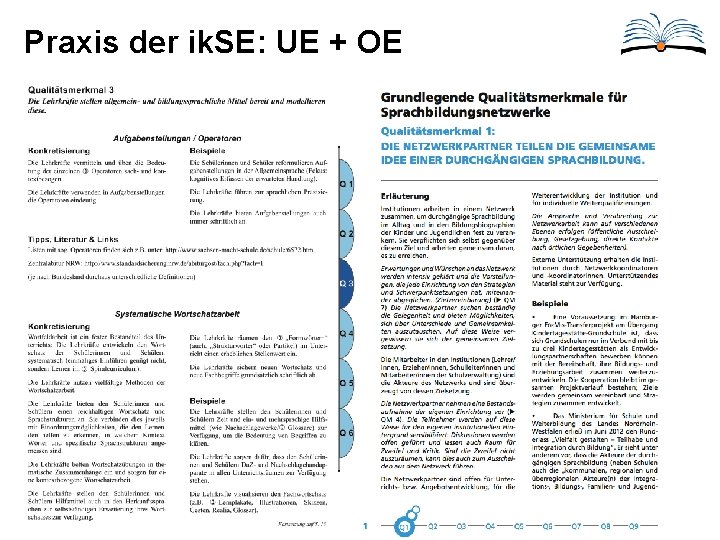 Praxis der ik. SE: UE + OE 