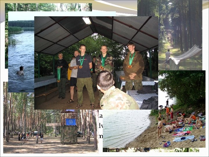 Kolonia zuchowa 2009: Warunki zakwaterowania: zakwaterowanie w namiotach wojskowych po 5 -6 osób w