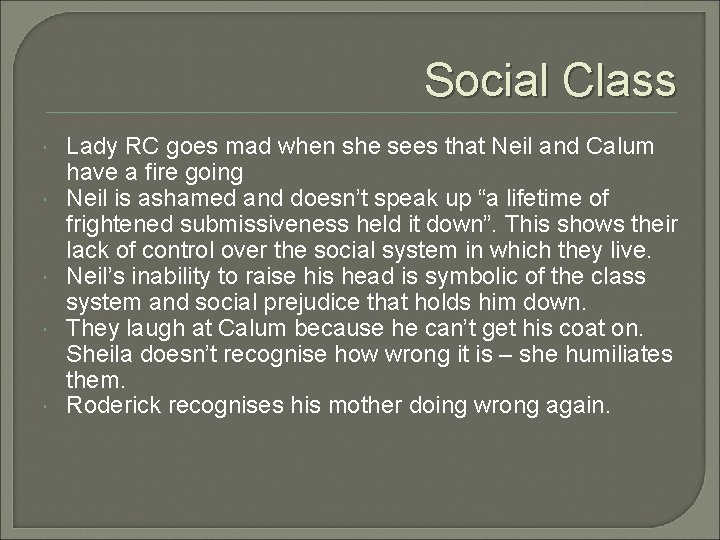 Social Class Lady RC goes mad when she sees that Neil and Calum have