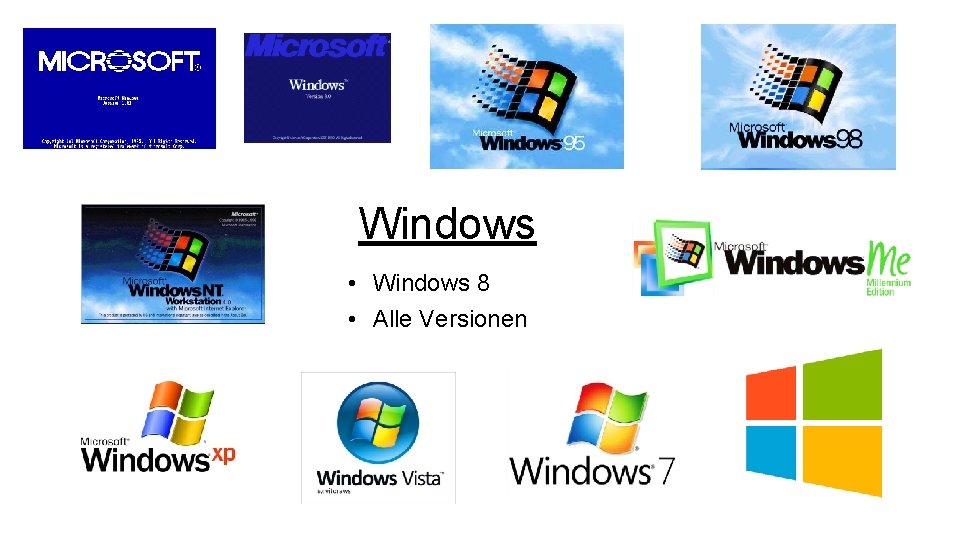 Windows • Windows 8 • Alle Versionen 