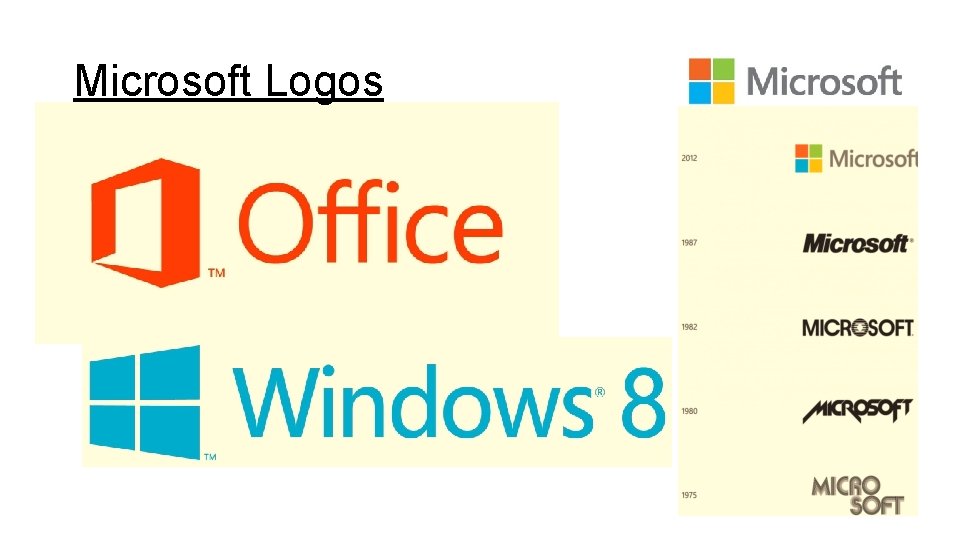 Microsoft Logos 