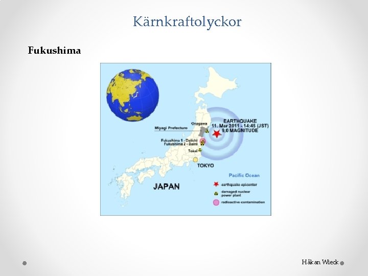 Kärnkraftolyckor Fukushima Håkan Wieck 