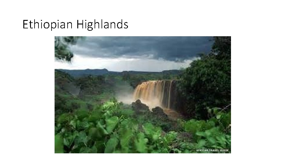 Ethiopian Highlands 