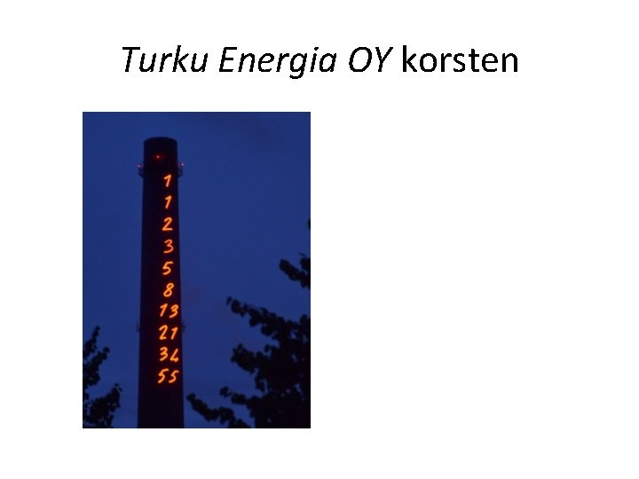 Turku Energia OY korsten 