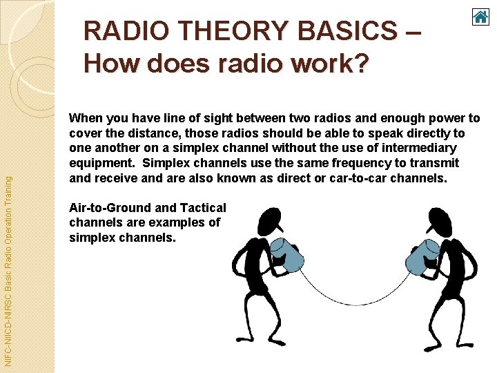 NIFC-NIICD-NIRSC Basic Radio Operation Training RADIO THEORY BASICS – How does radio work? When