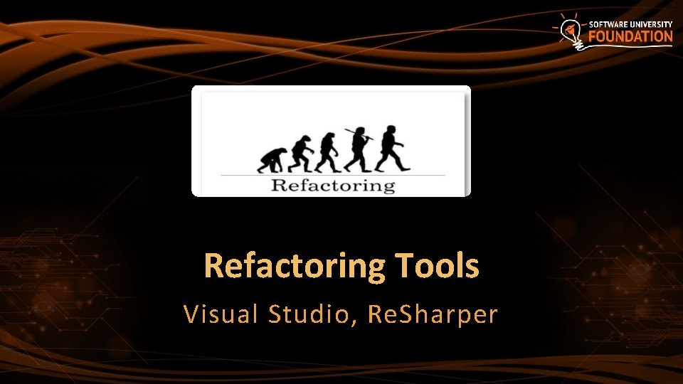 Refactoring Tools Visual Studio, Re. Sharper 