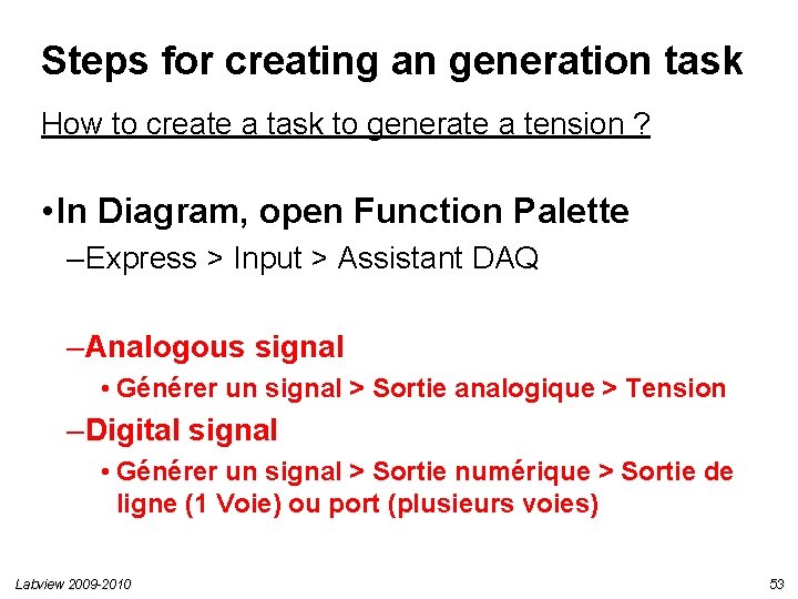 Steps for creating an generation task How to create a task to generate a