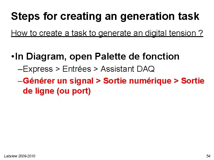 Steps for creating an generation task How to create a task to generate an