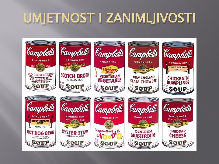 UMJETNOST I ZANIMLJIVOSTI 