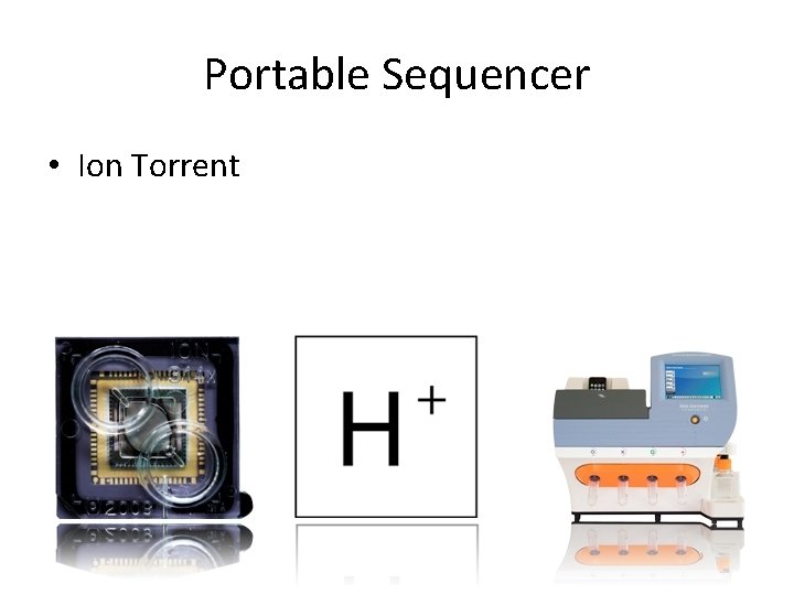 Portable Sequencer • Ion Torrent 