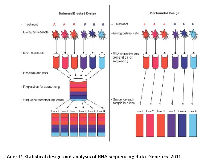 Auer P. Statistical design and analysis of RNA sequencing data. Genetics. 2010. 