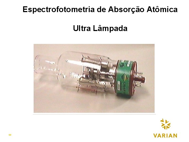 Espectrofotometria de Absorção Atômica Ultra Lâmpada 56 