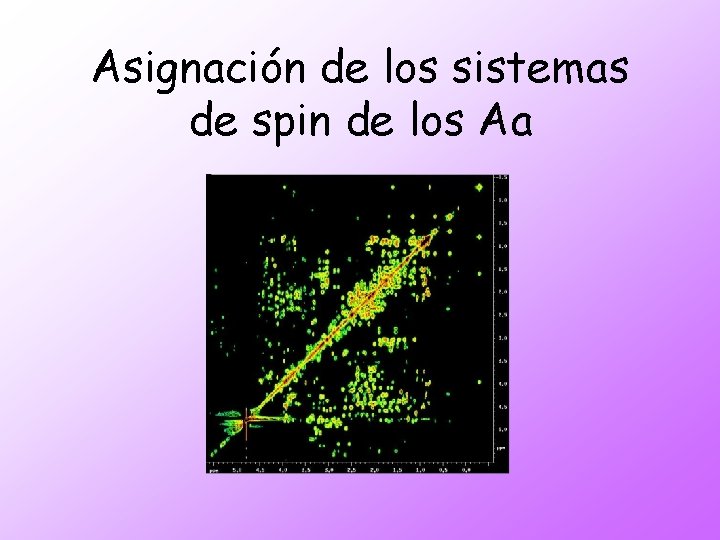 Asignación de los sistemas de spin de los Aa 