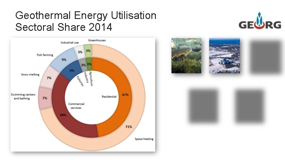 Geothermal Energy Utilisation Sectoral Share 2014 