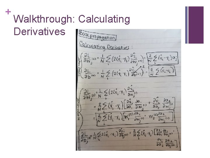 + Walkthrough: Calculating Derivatives 