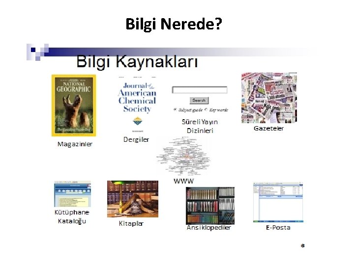 Bilgi Nerede? Bilgi Nerede?