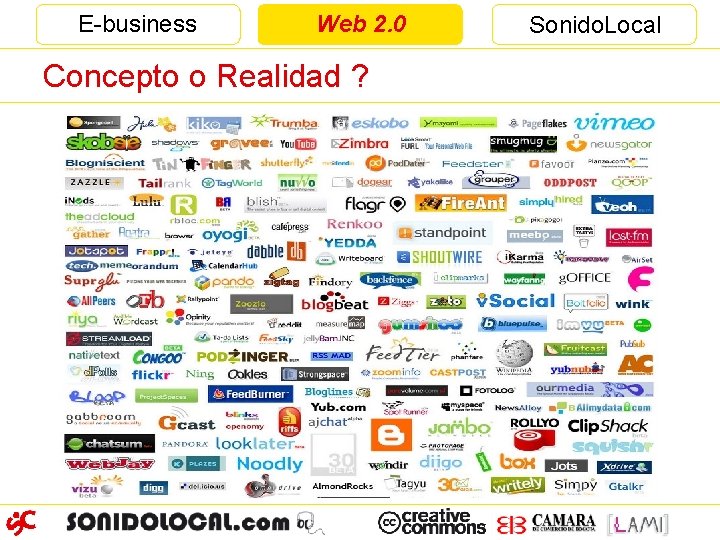 E-business Web 2. 0 Concepto o Realidad ? Sonido. Local 