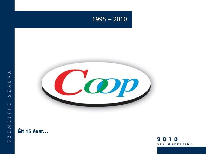 1995 – 2010 Élt 15 évet… 