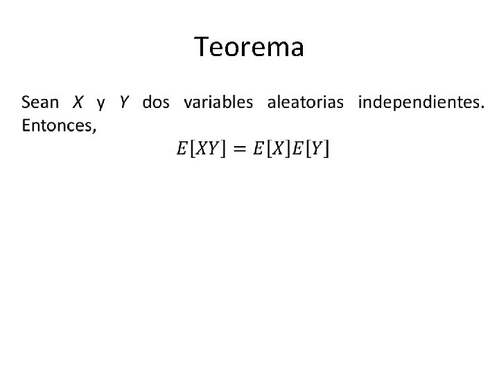 Teorema • 