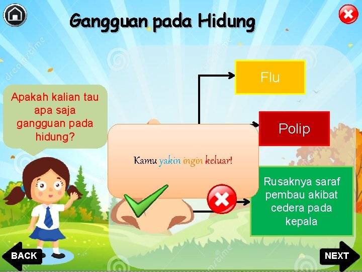 Gangguan pada Hidung Flu Apakah kalian tau apa saja gangguan pada hidung? Polip Kamu