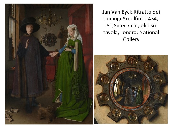 Jan Van Eyck, Ritratto dei coniugi Arnolfini, 1434, 81, 8× 59, 7 cm, olio